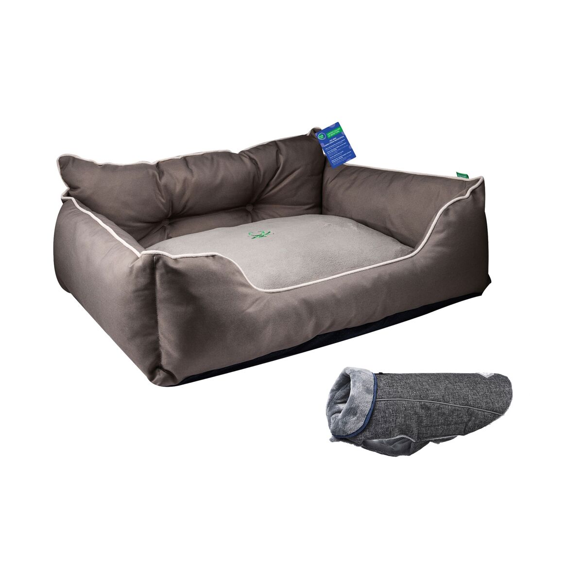 Cama para animais de estimação + casaco para animais de estimação
