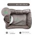 Cama para animais de estimação + casaco para animais de estimação Cama para animais de estimação + casaco para animais de estimação Castanho