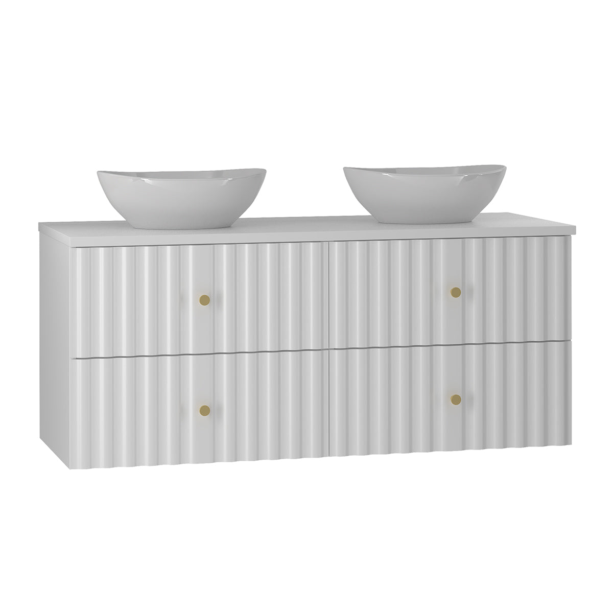 Móvel lavatório duplo 120cm izae blanc