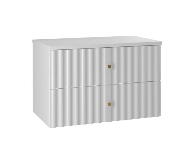 Móvel sous-lavatório 80cm bancada izae branco