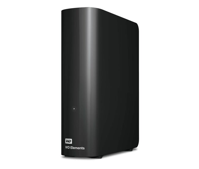 Disco duro externo western digital elements desktop 12 tb noir