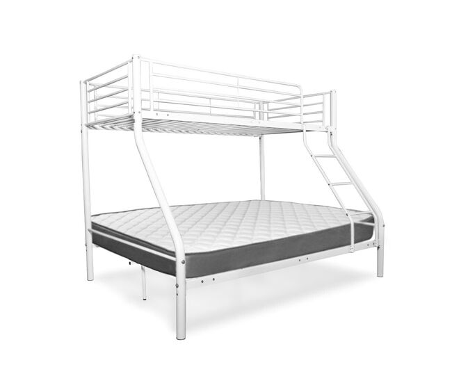 Beliche de metal para cama de casal com colchão de 135 cm