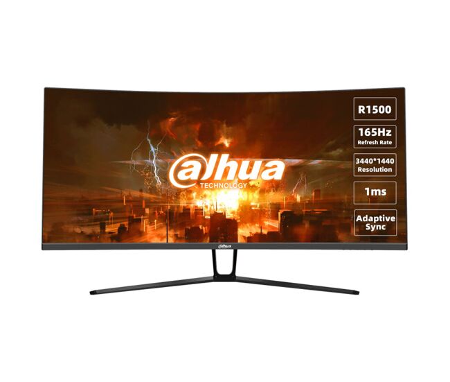 Monitor dahua technology lm34-e330c 34" ultrawide quad hd 165 hz