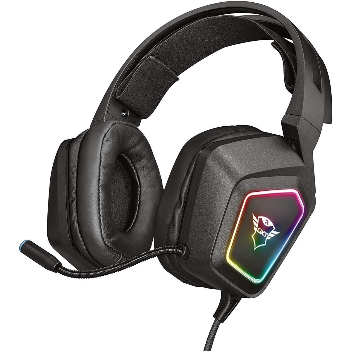 Auriculares com microfone gaming trust gxt 450 blizz rgb 7.1 surround