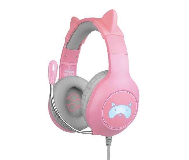 Auriculares com microfone para vídeojogos tanooki fr-tec ft2021
