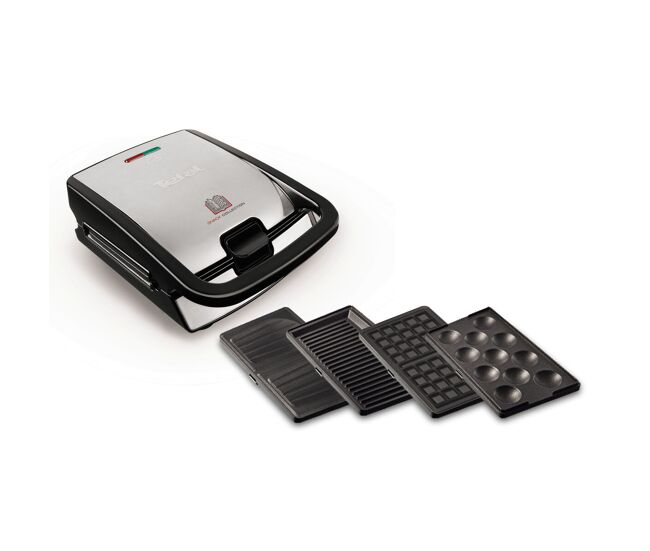 Sanduicheira tefal sw854d16 preto 700 w