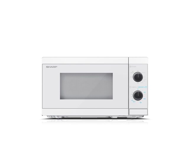 Microondas sharp ycmg01ec blanc cristal 800 w 20 l