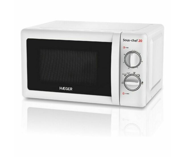 Microondas com grill haeger mw-70w.006a 20 l blanc 700w