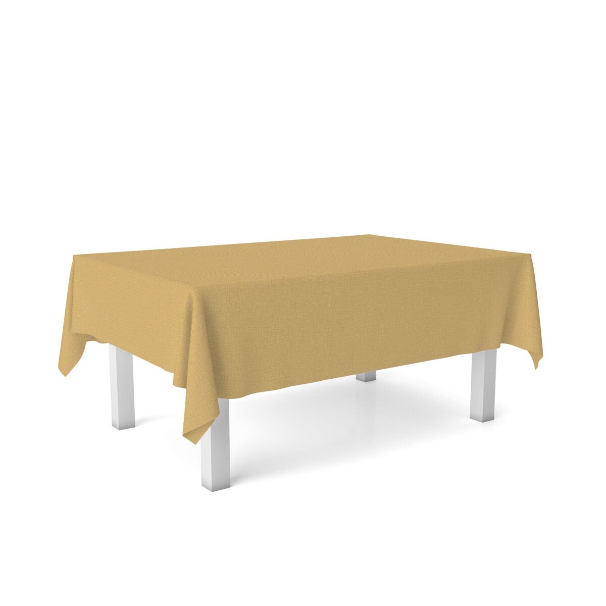 Toalha de mesa hule ter mostaza 100x140cm donegal collections