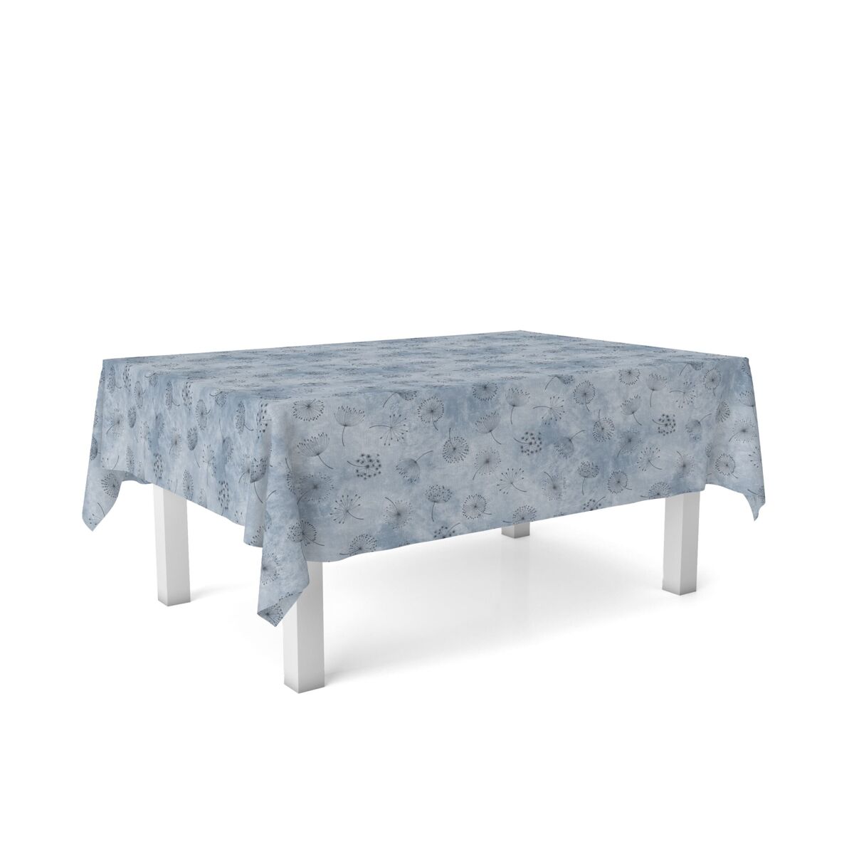 Toalha de mesa resinada leon azul 260x140cm donegal collections