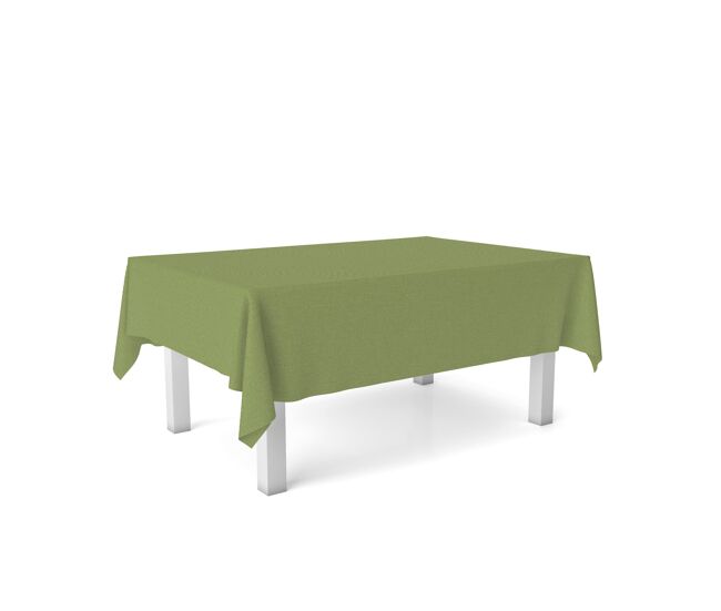 Toalha de mesa hule ter verde 300x140cm donegal collections