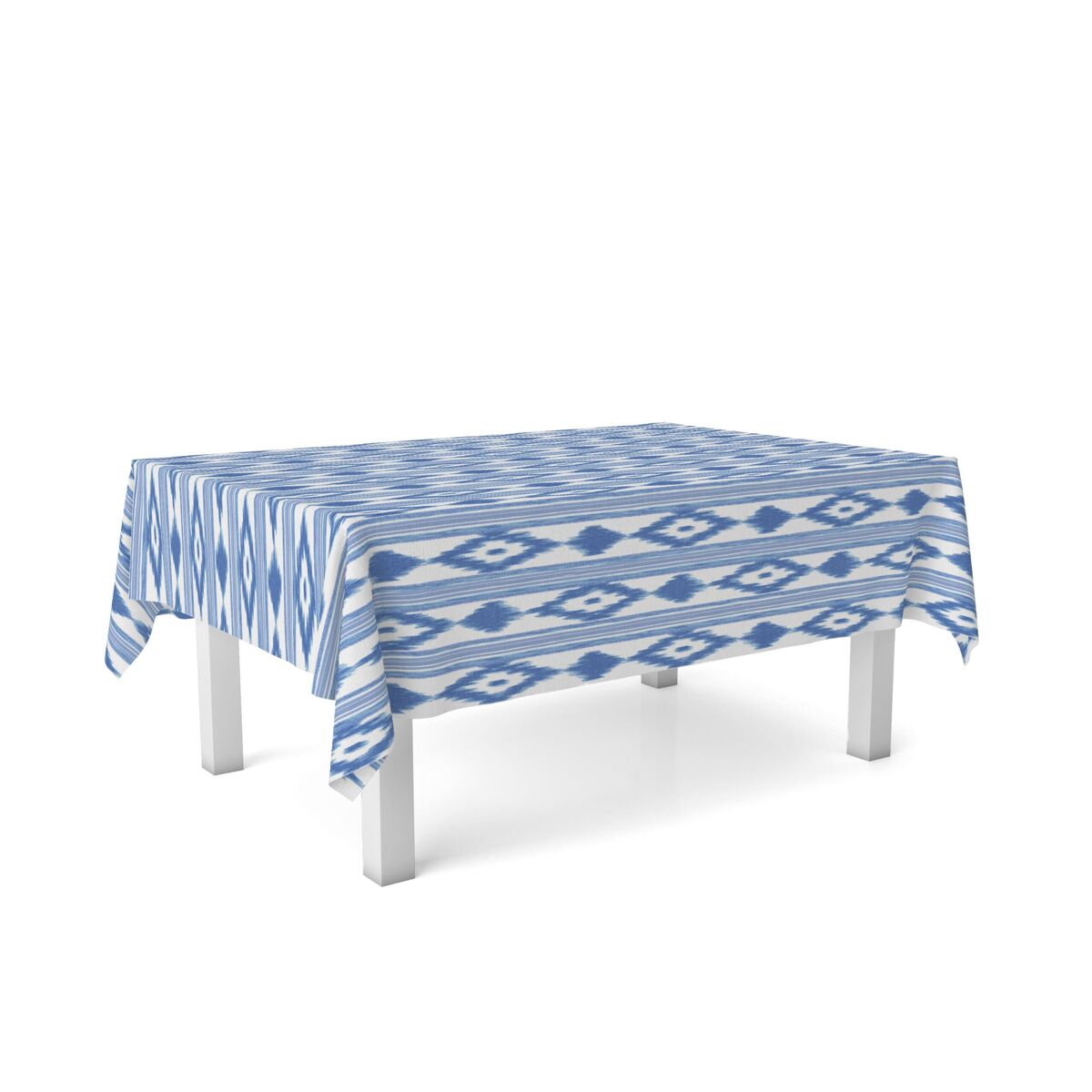 Toalha de mesa resinada islas azul 200x140cm donegal collections