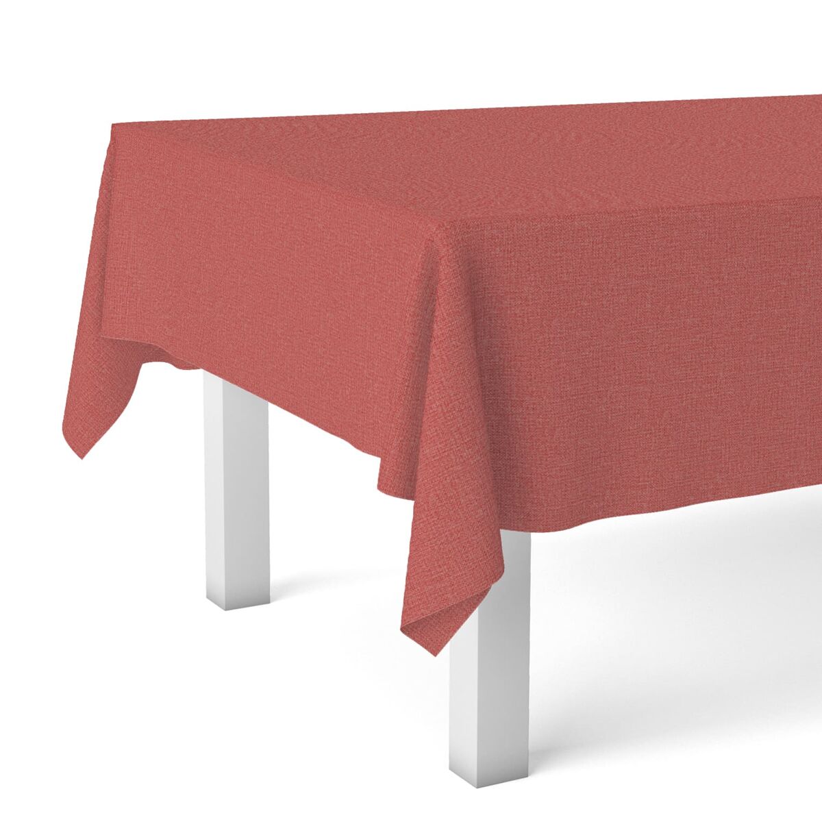 Toalha de mesa hule ter rojo 100x140cm donegal collections