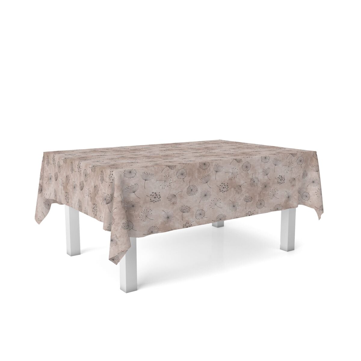 Toalha de mesa resinada leon marrón 100x140cm donegal collections