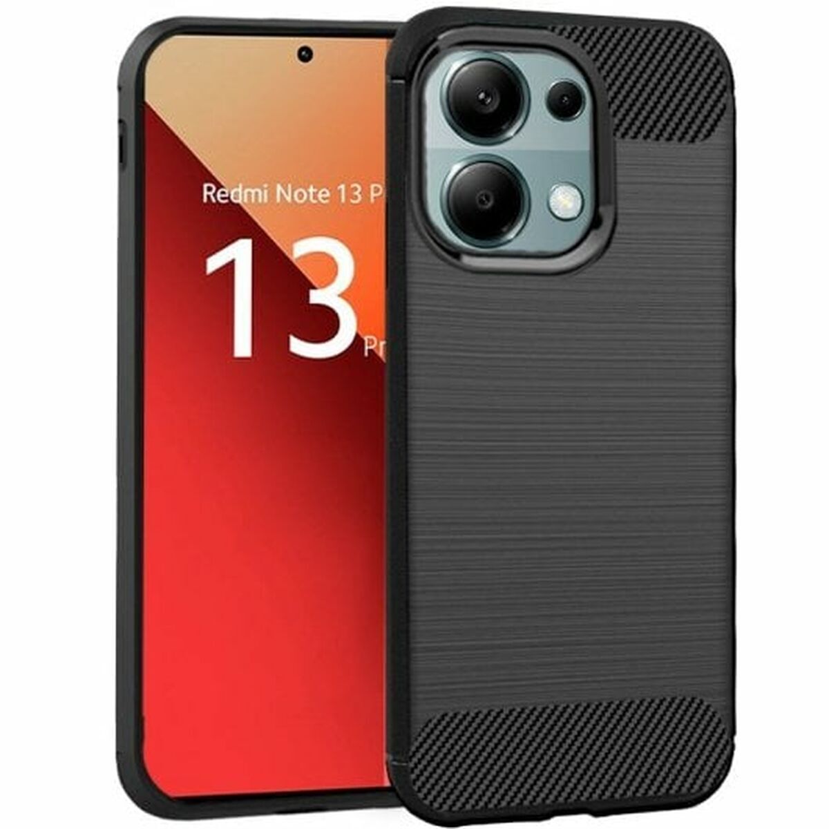 Capa para telemóvel cool redmi note 13 pro preto xiaomi