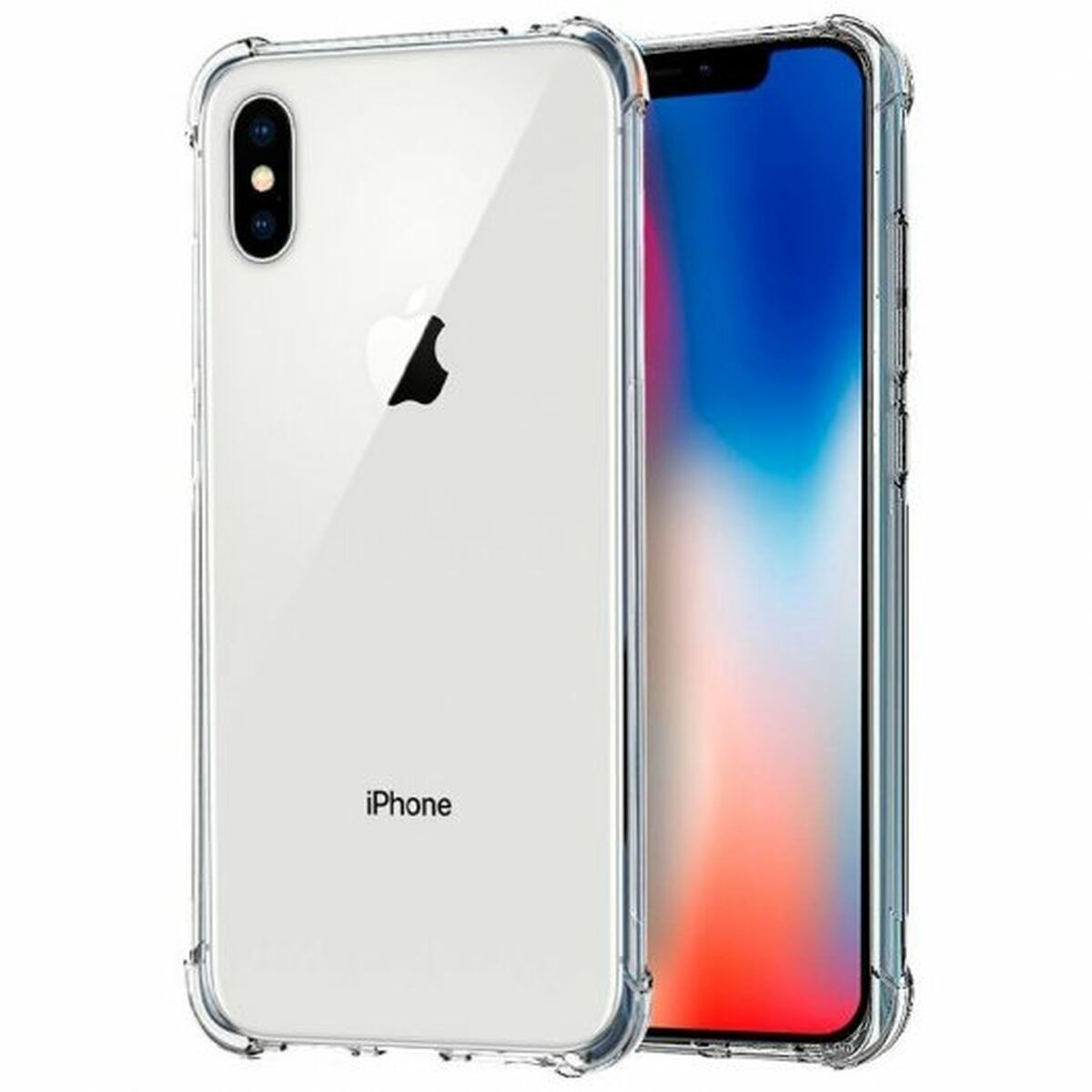 Capa para telemóvel cool iphone x | iphone xs transparente apple