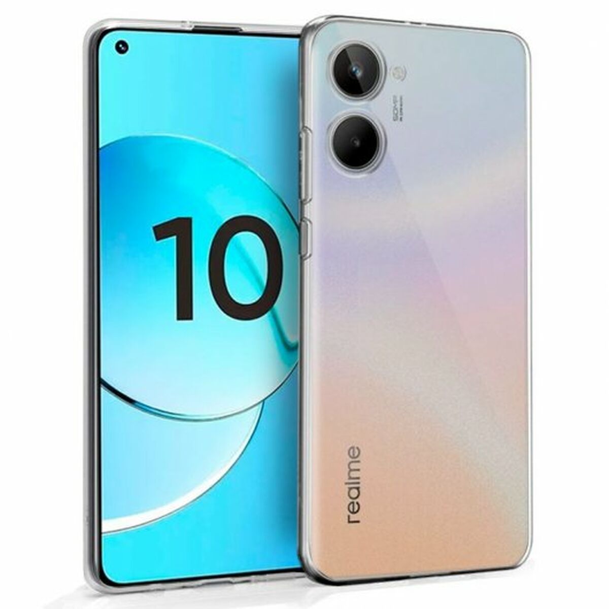 Capa para telemóvel cool realme 10 transparente realme