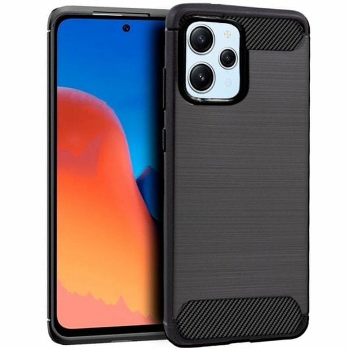 Capa para telemóvel cool redmi 12 preto xiaomi