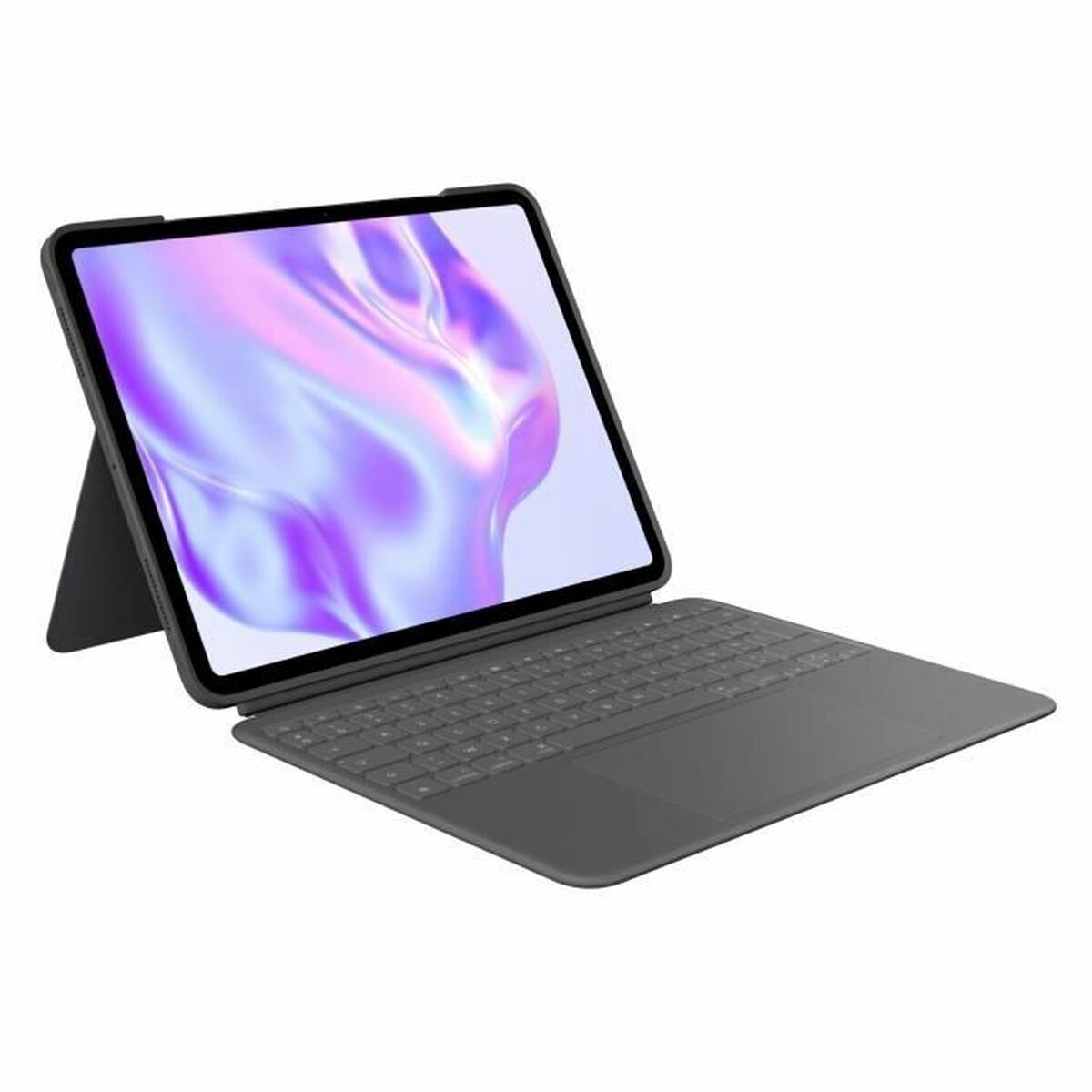 Capa para tablet logitech ipad pro preto cinzento grafite azerty qwerty qwerty us