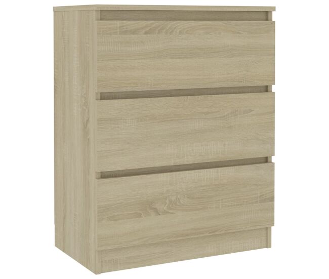 Vidaxl aparador 60x35x76 cm derivados de madeira cor carvalho sonoma