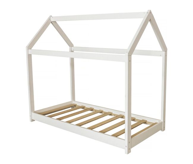 Cama cabine para enfants "camilla" - 140 x 70 cm - blanche