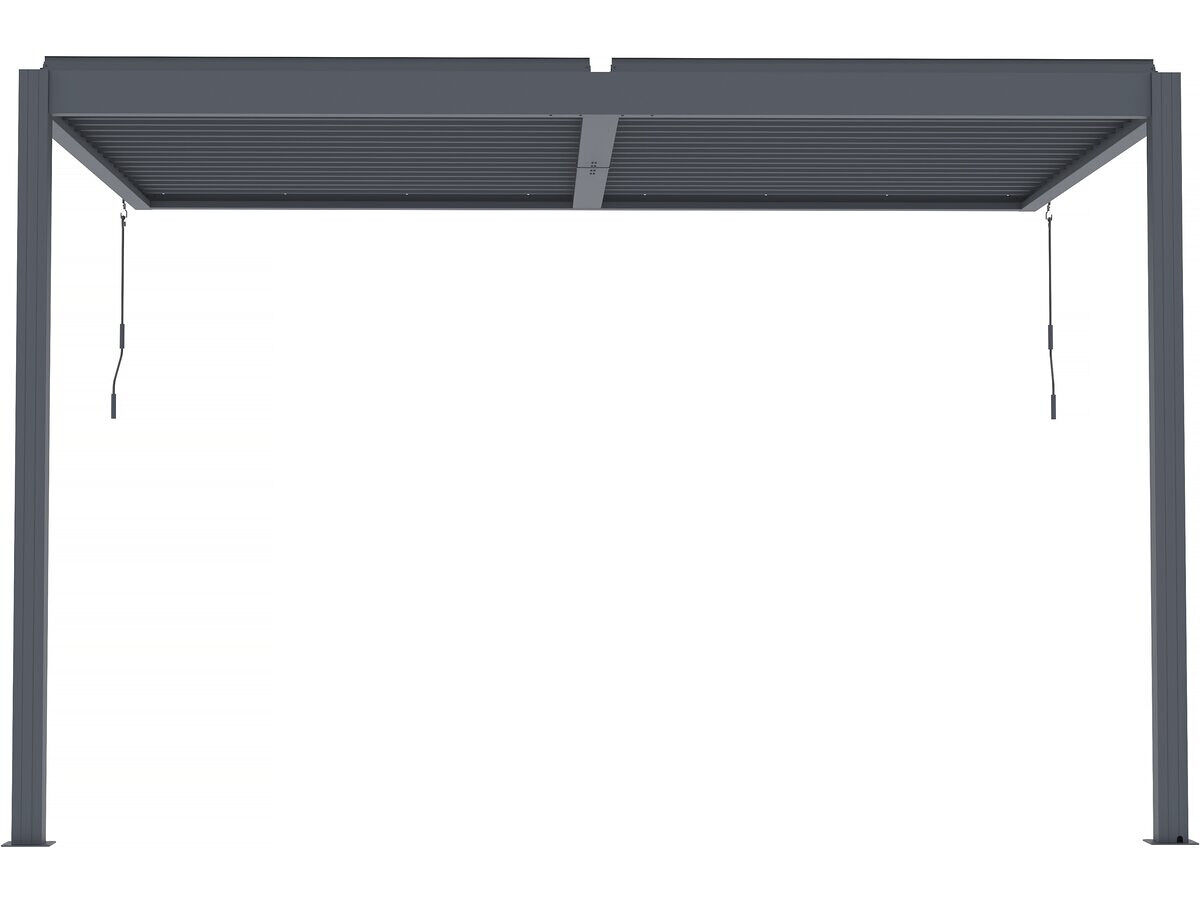 Pérgula bioclimática inclinada com LED