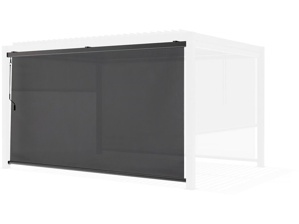 Toldo pergolado - 277 x 204 cm - cinza antracite