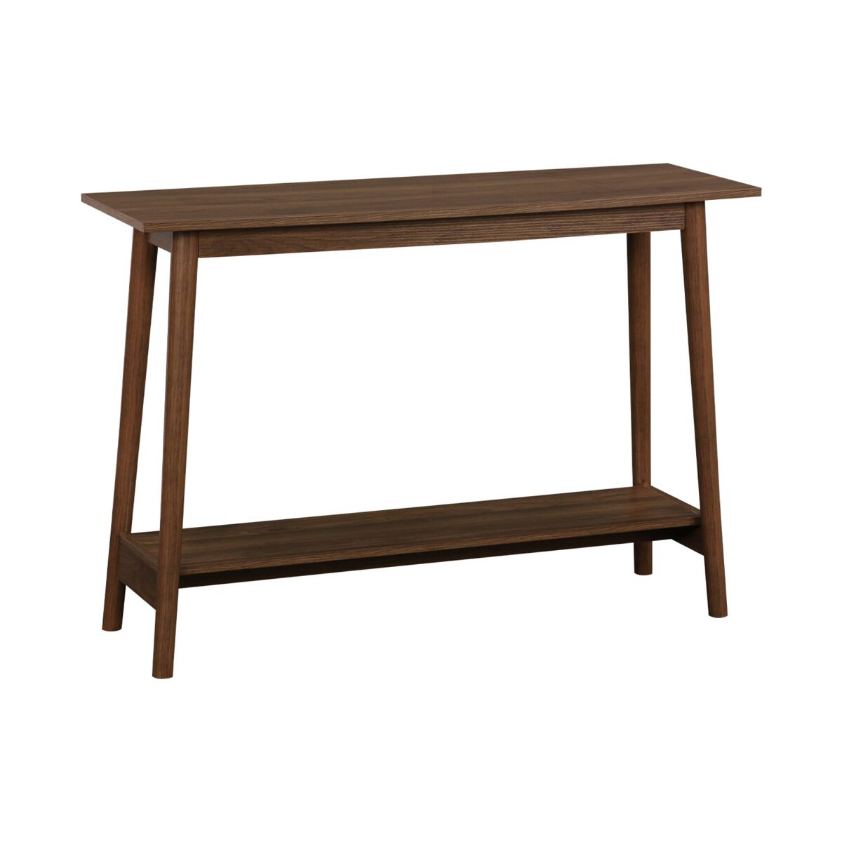 Consola escandinava em madeira de nogueira, 110cm, nepal, decoração em madeira de nogueira, 110x35x76 cm