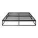 Cama metálica Trerunta com estrado e colchão 205x165 Cama metálica Trerunta com estrado e colchão 205x165 Preto