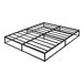 Cama metálica Trerunta com estrado 205x145 Cama metálica Trerunta com estrado 205x145 Preto