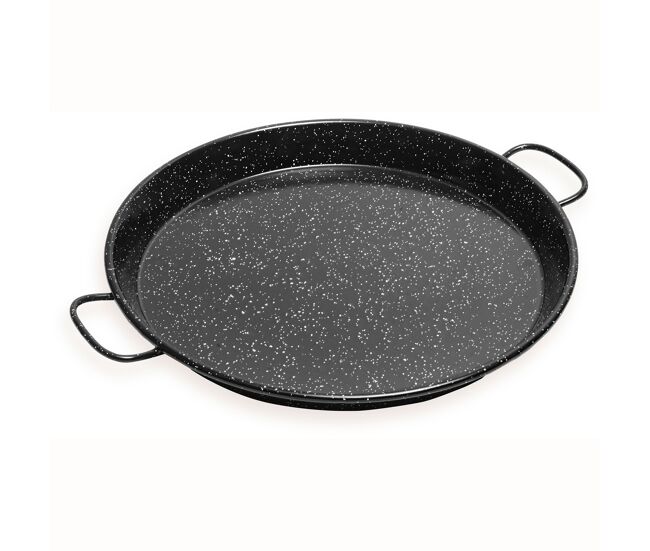 Briebe levante paellera valenciana indução 30 cm, acier esmaltado para 4 porções de paella, , noir