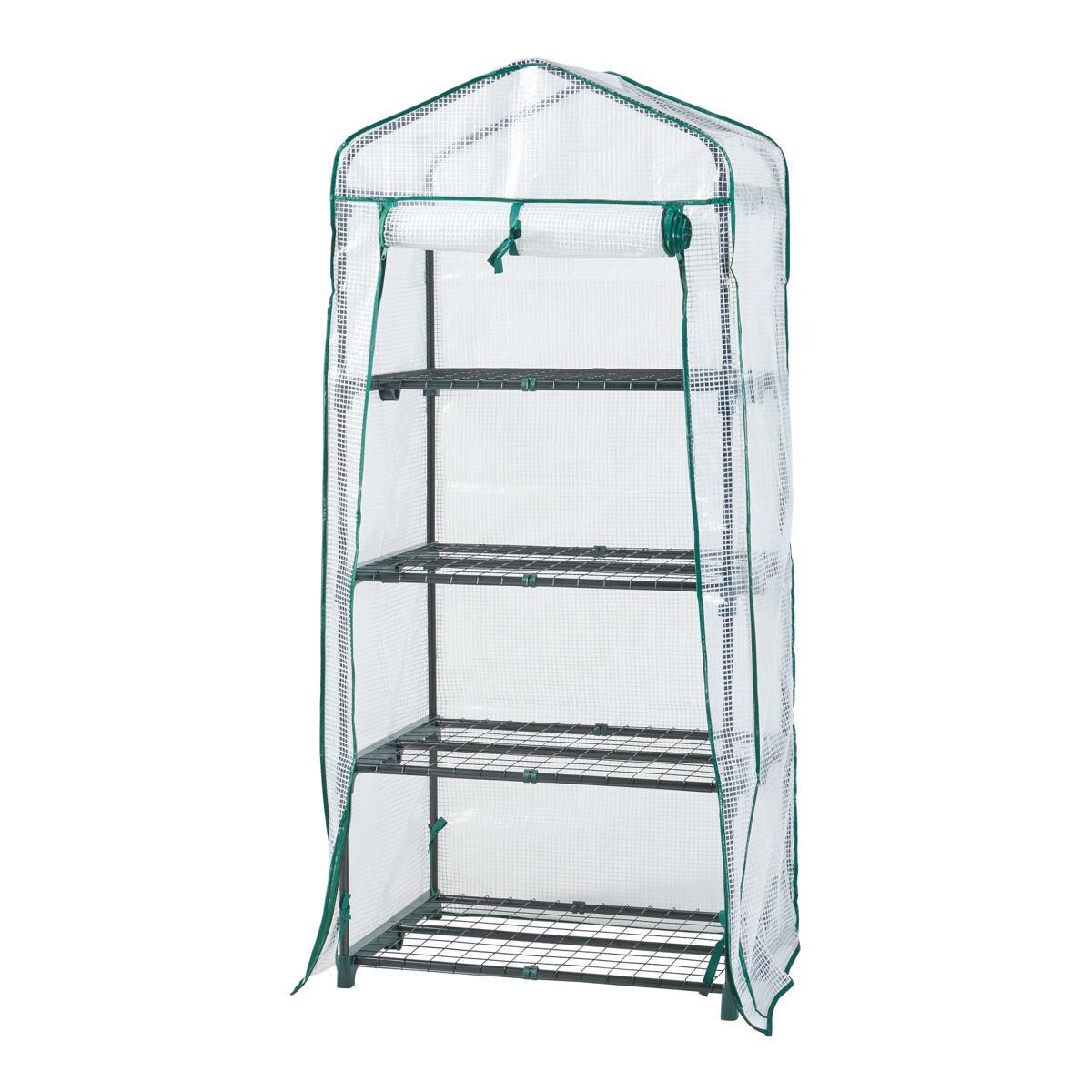 Estufa de chapa chaam com porta de acier e pe 158x69x49cm - blanc [en.casa]