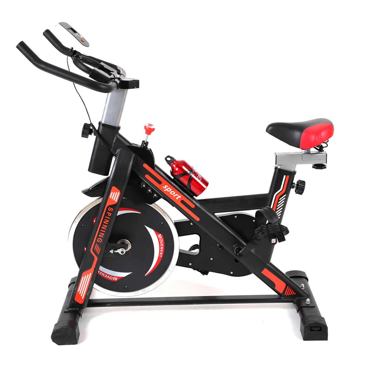 Pro indoor spinning bike, bicicleta ergométrica para cardio intensivo. ideal para treinamentos de alta resistência e tonificação.
