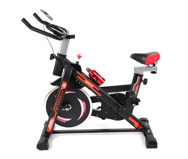 Pro indoor spinning bike, bicicleta ergométrica para cardio intensivo. ideal para treinamentos de alta resistência e tonificação.
