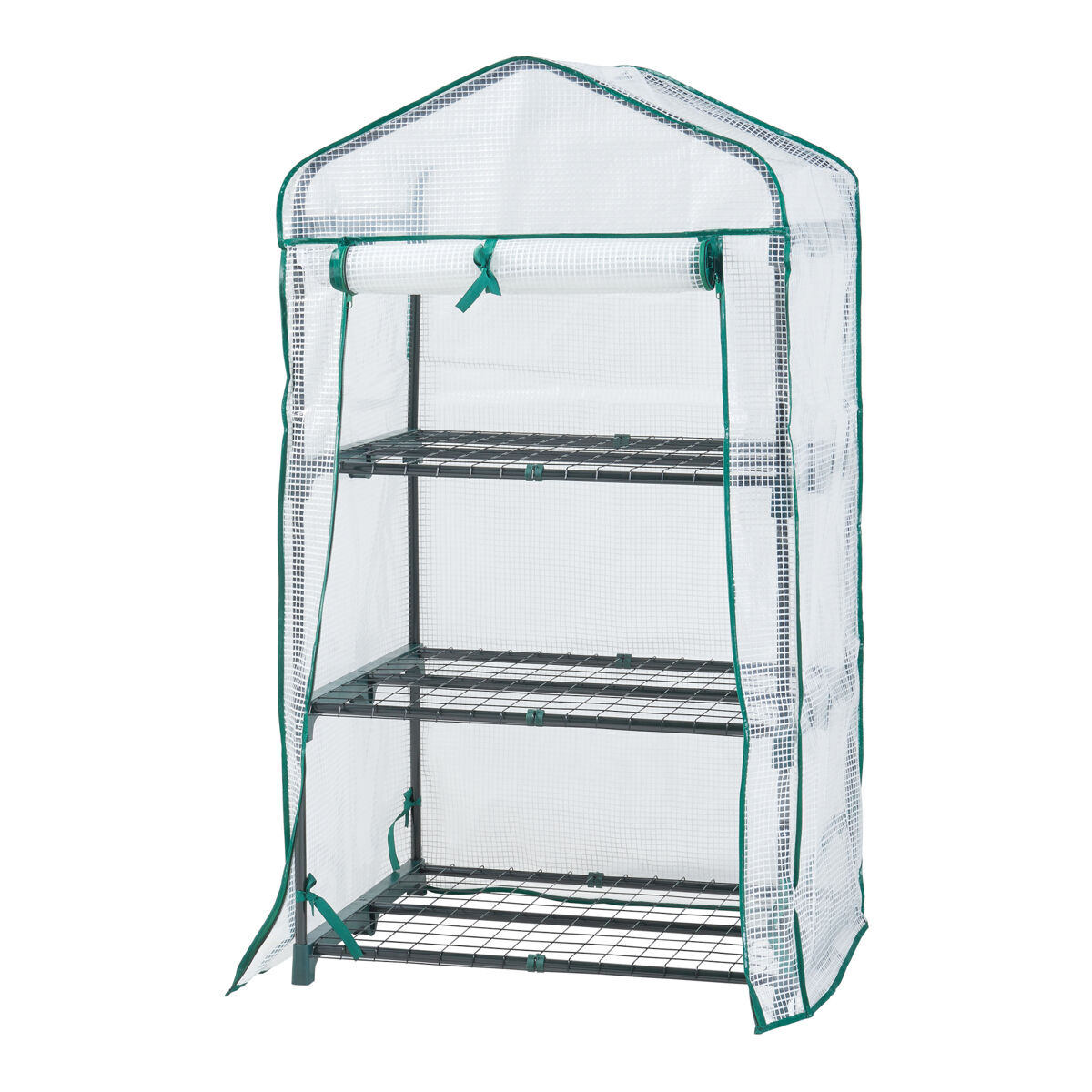 Estufa de chapa chaam com porta de acier e pe 125x69x49cm - blanc [en.casa]