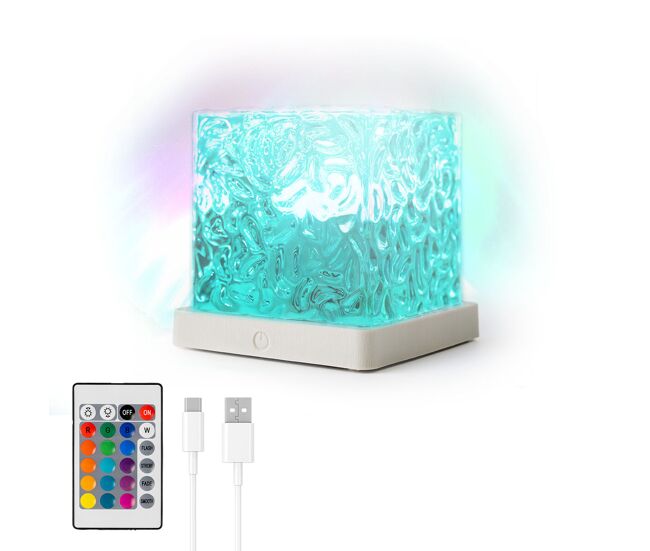 Projetor led de auroras boreais recarregável boralamp innovagoods