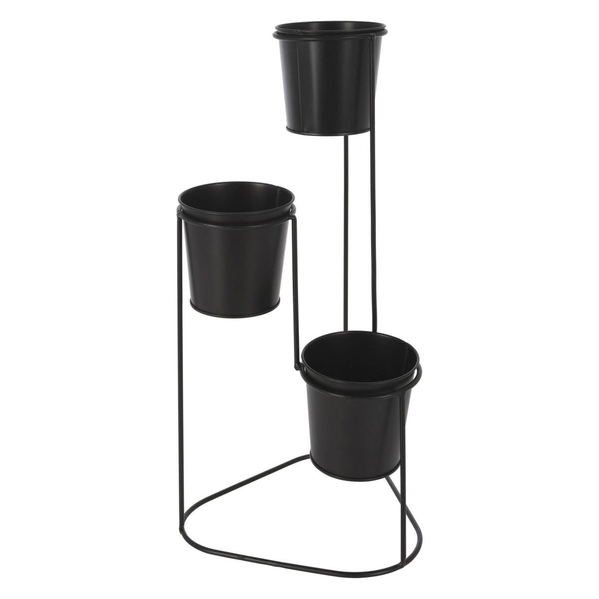 WELL HOME - Vaso de metal com 3 vasos emoldurados