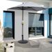 Base Chapéu de Sol Resina e Aço Outsunny Base Chapéu de Sol Resina e Aço Outsunny Multicor