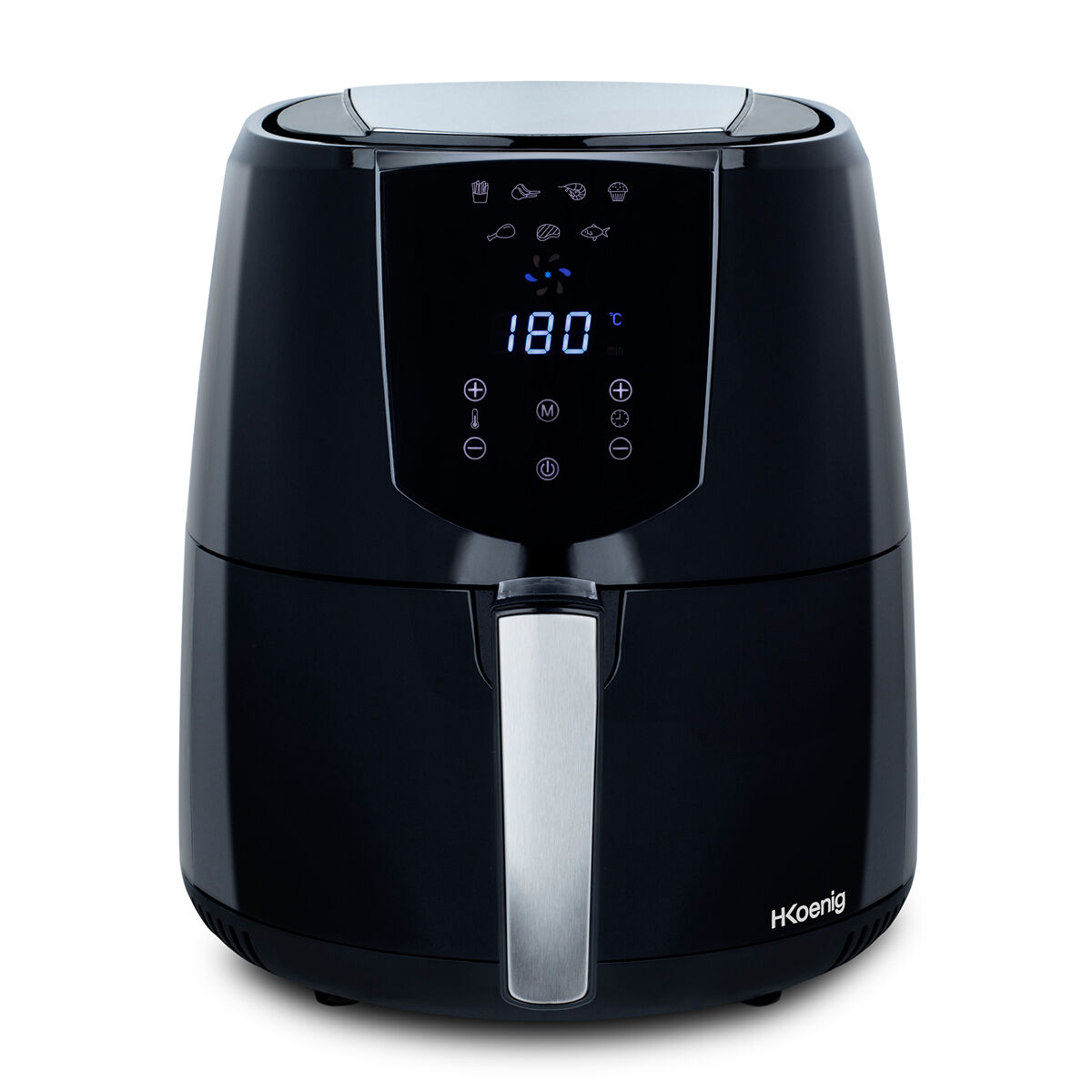 Fritadeira de ar sem óleo fry800 h.koenig, 4 l, 1400 w