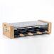 Grelhador Raclette 8 Pessoas Wod8 H.koenig Grelhador Raclette 8 Pessoas Wod8 H.koenig Cinza/ Madeira