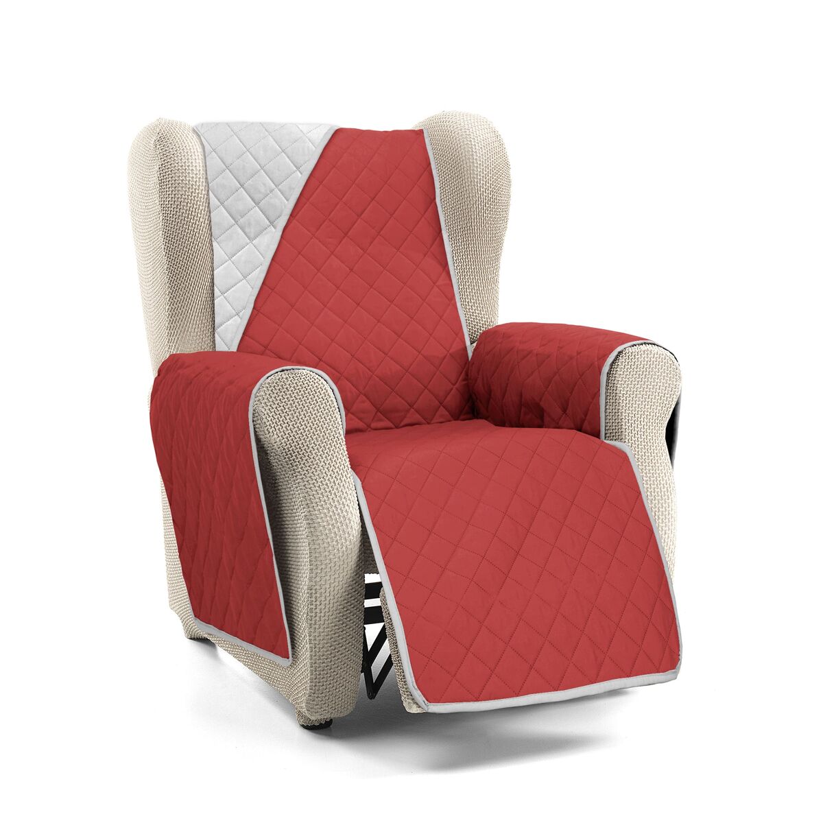 Capa reversível acolchoada para sofá Nina