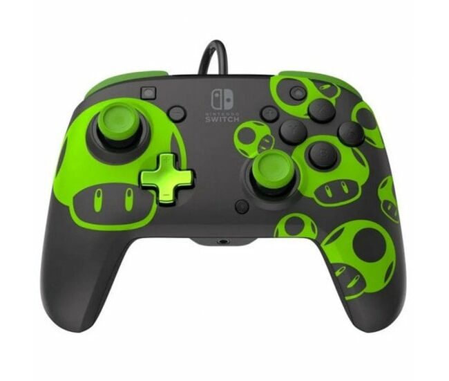 Comando pdp rematch gamepad 1up noir verde nintendo switch