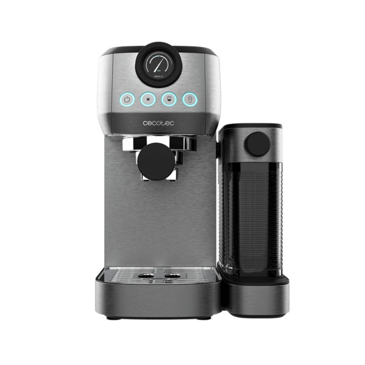 Cecotec Máquina de café semiautomática com 20 bares, thermoblock e apta para café moído e cápsulas.