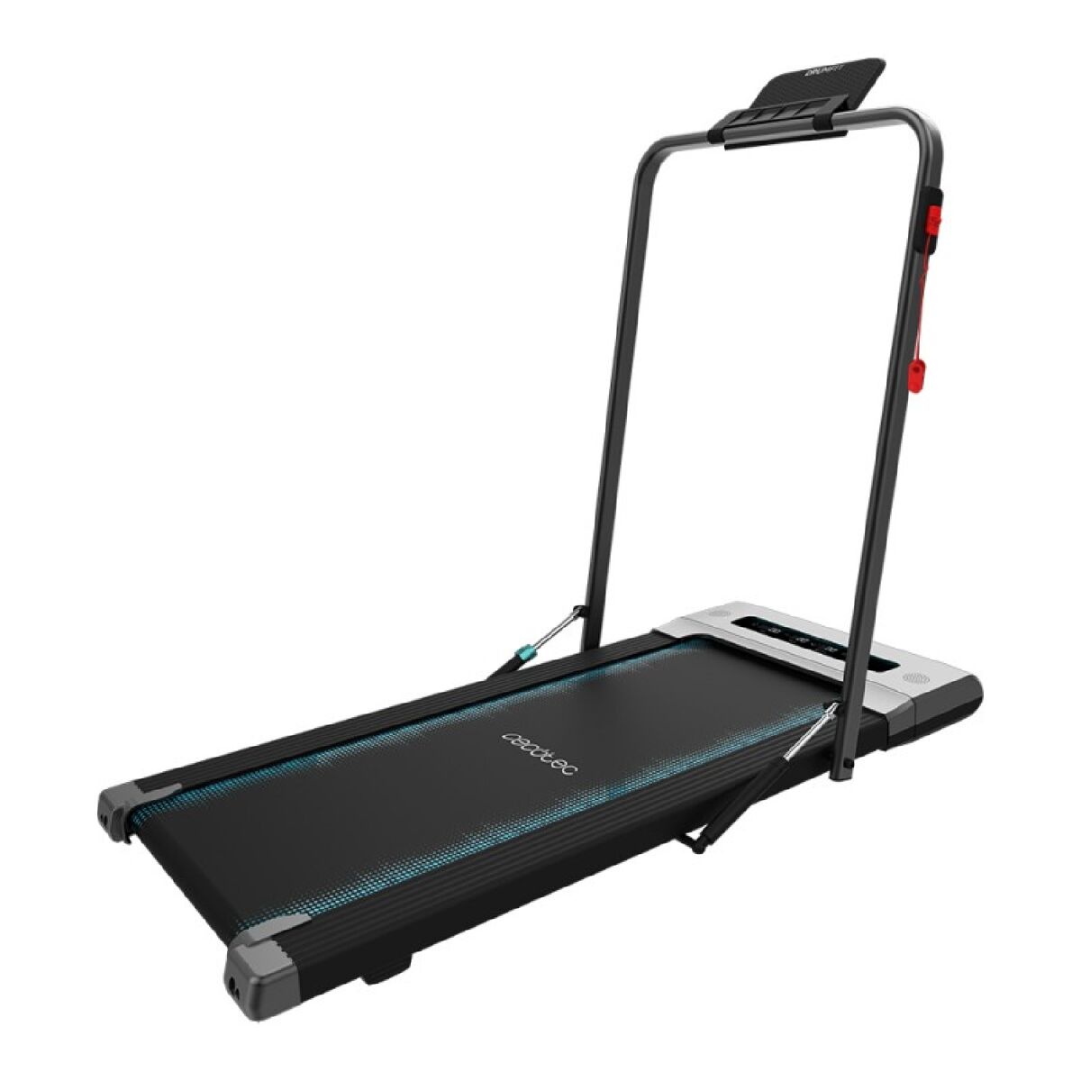 Cecotec passadeira ultracompacta com uma grande superfície de corrida de 100x40 cm, corrimão dobrável horizontalmente