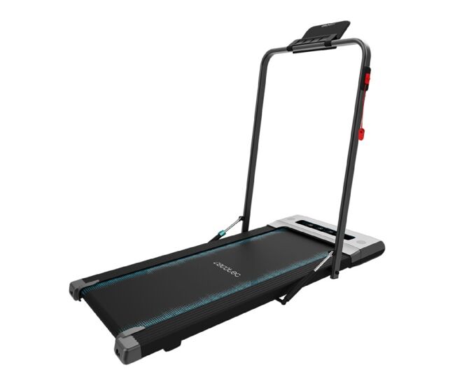 Cecotec passadeira ultracompacta com uma grande superfície de corrida de 100x40 cm, corrimão dobrável horizontalmente