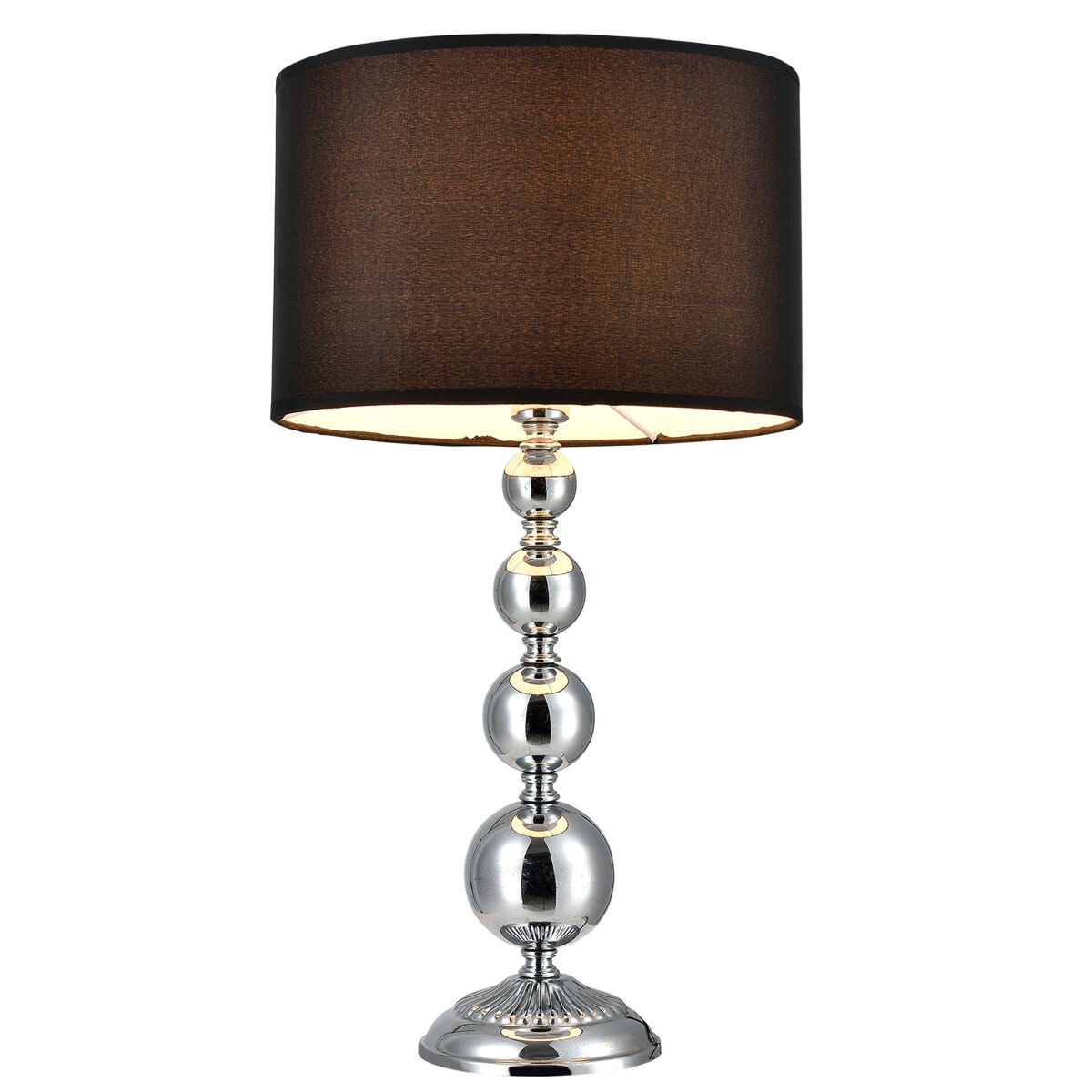 Candeeiro de mesa moderno - preto - (e14) - modelo: san francisco [lux.pro].