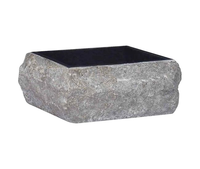 Vidaxl lavatório 30x30x13 cm mármore preto
