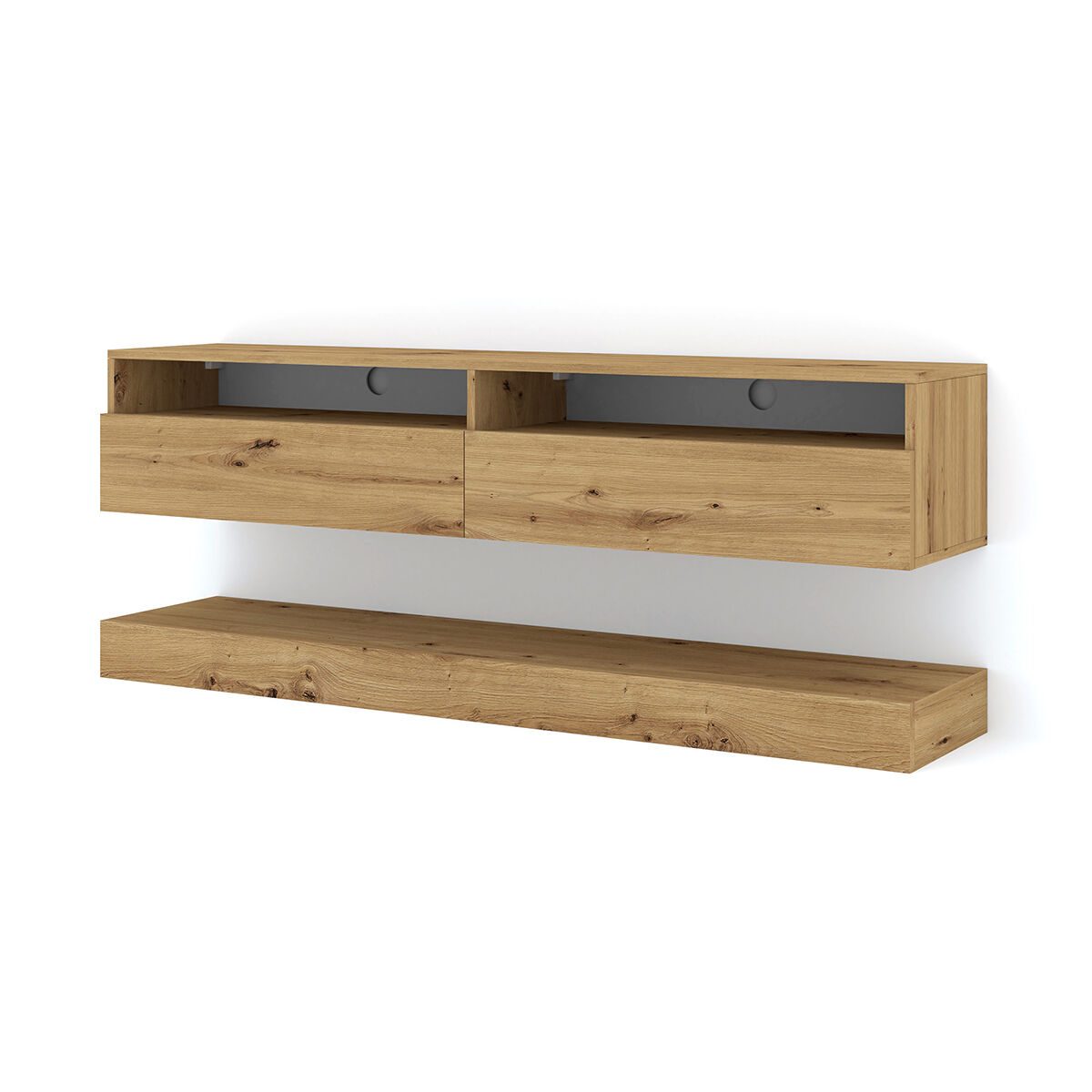 Parede tv 2 portas 160 cm vega madeira