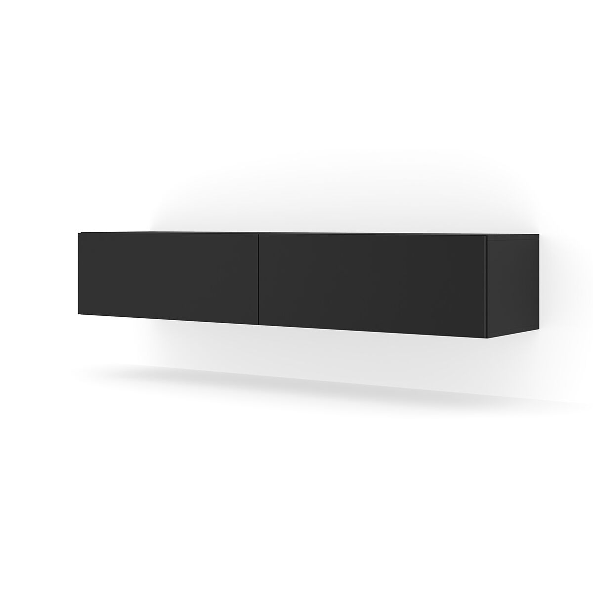 Móvel tv de parede com 2 portas 160 cm bali preto