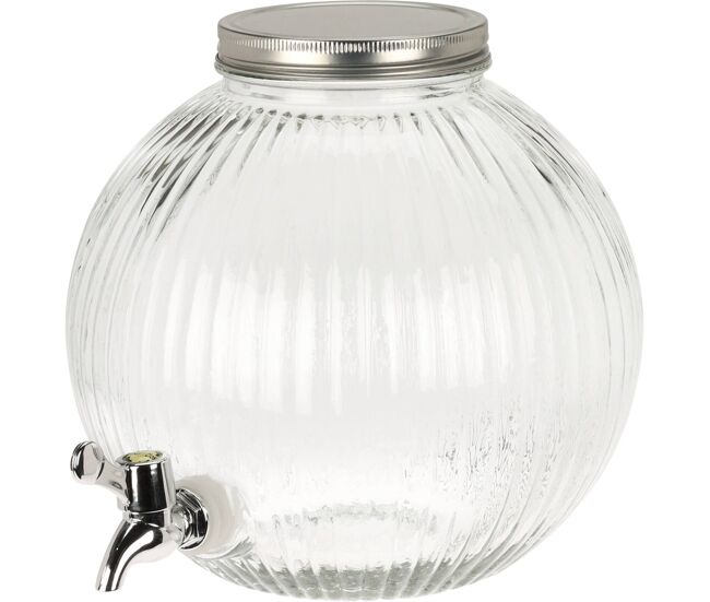 Distribuidor de bebidas de vidro well home 5,5l